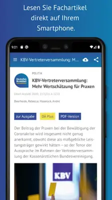 Deutsches Ärzteblatt android App screenshot 13