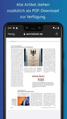 Deutsches Ärzteblatt android App screenshot 8